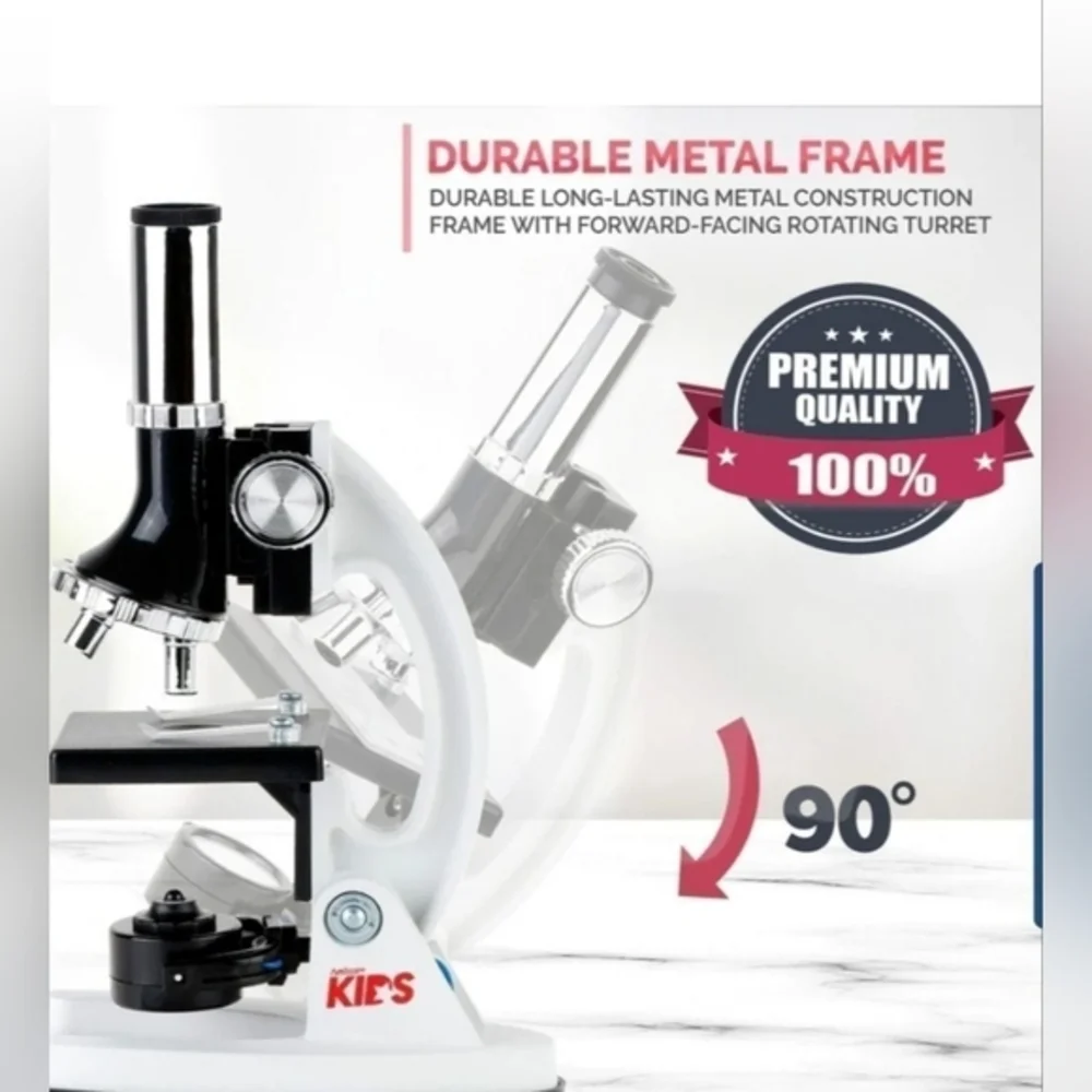 NIB AmScope Kids 52 Piece‎ Microscope Set- Never Opened STEM Kit